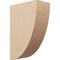 Ekena Millwork 8"W x 16"D x 24"H Classic Durham Rough Cedar Woodgrain TimberThane Corbel, Primed Tan CORUR08X16X24DURRCPR - alternate 1